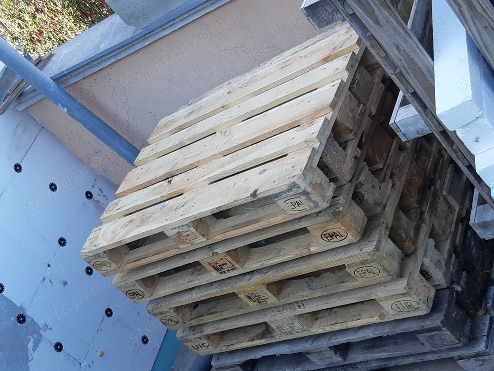 EUR raklapok 80x120cm szabvány alig használt