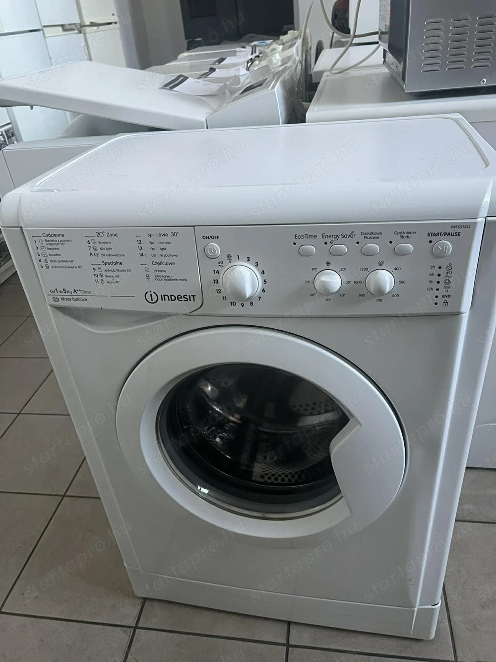 Használt Indesit IWSC51252 Keskeny Elöltöltős Mosógép [H17584] 1-3 hónap garanciával