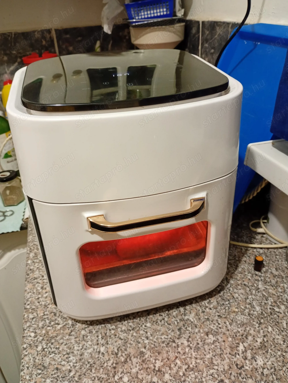 XXL 15l airfryer fritöz olaj nélküli sütő eladó 40000ft óbuda XXL 15l airfryer  air frye fritöz  ela