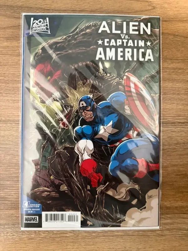 Alien vs Captain America #4  