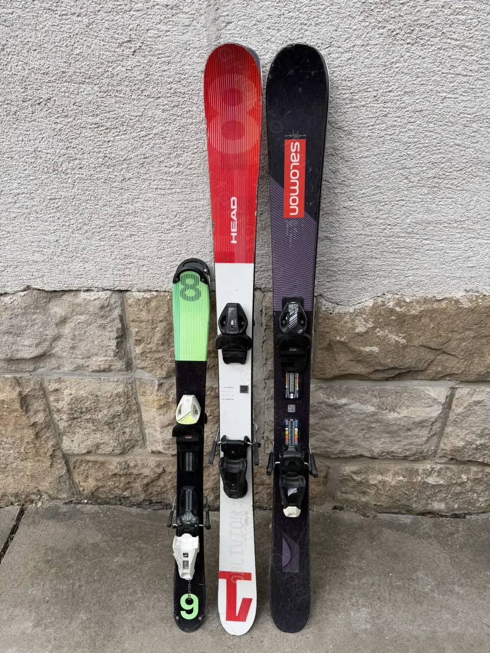 Gyermek Junior Freestyle Sílécek Head és Salomon 97 cm és 141 cm között