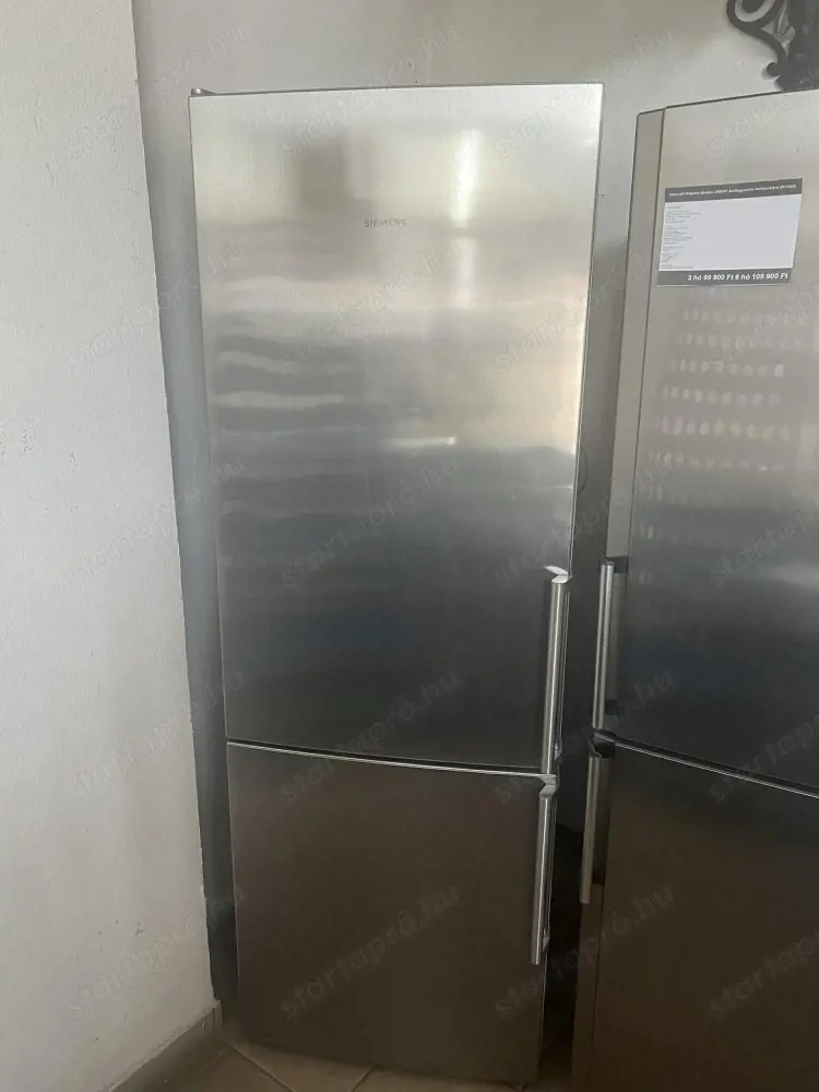 Használt Siemens KG49EAI30 05 Alulfagyasztós hűtőszekrény [H17606] 1-3 hónap garanciával