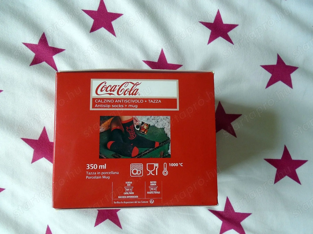 Coca-Cola házizokni+bögre