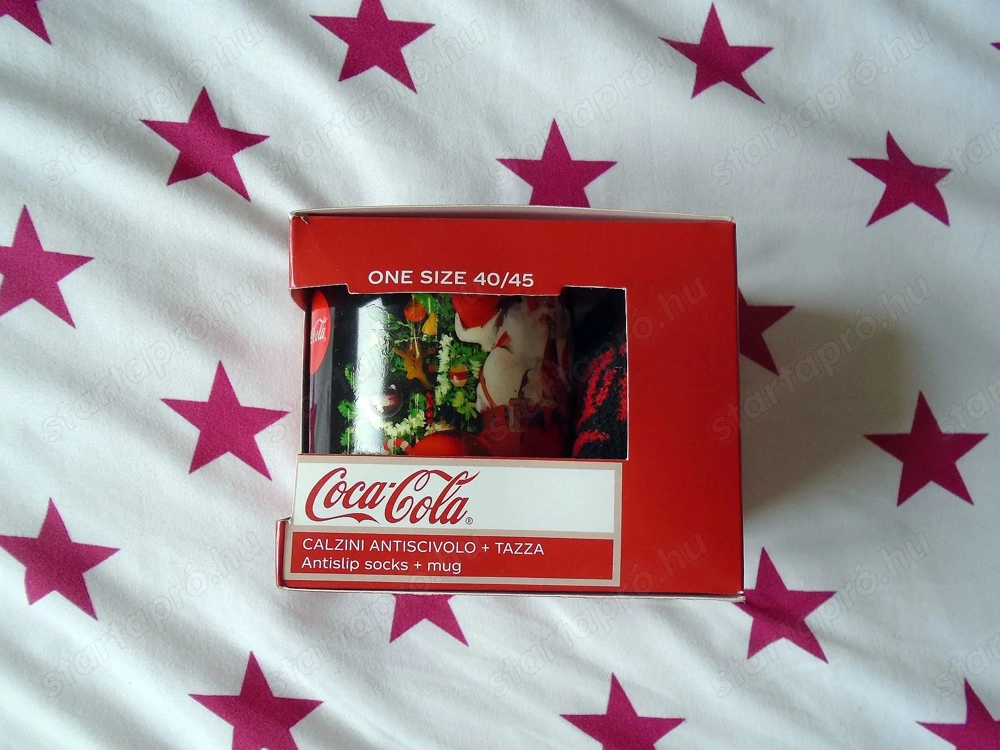 Coca-Cola házizokni+bögre