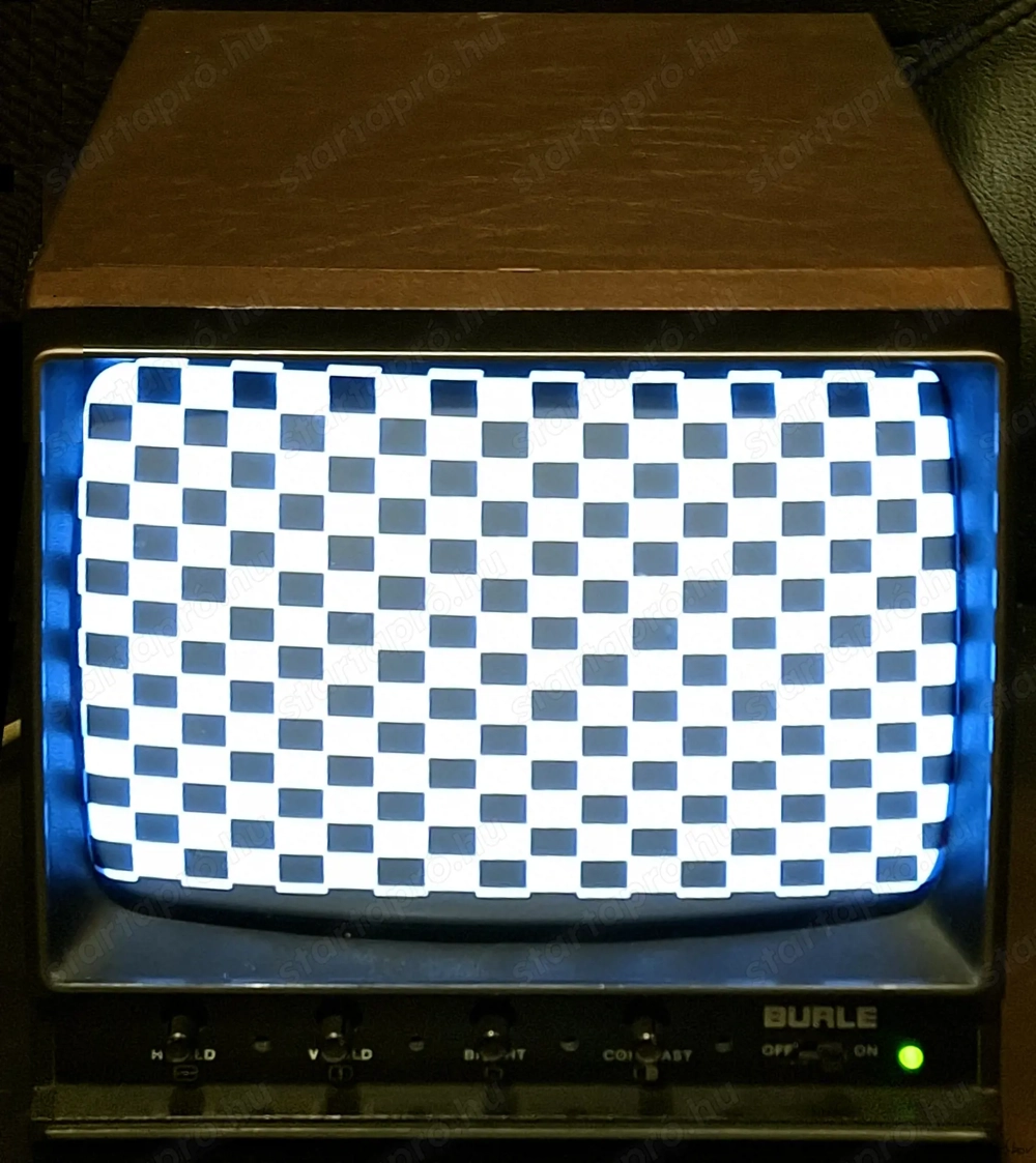 BURLE TC1910AX, 10 collos BW CRT monitor, eladó