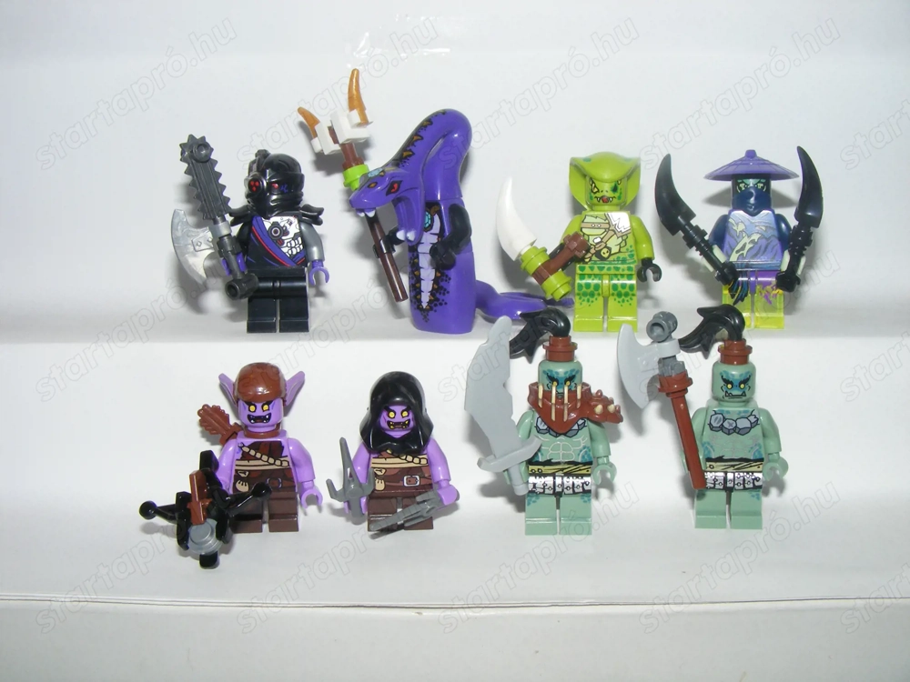 Lego Ninjago figurák koponyavarázsló tömlöce Nindroid Lasha Murt Cowler Moe figura ÚJ