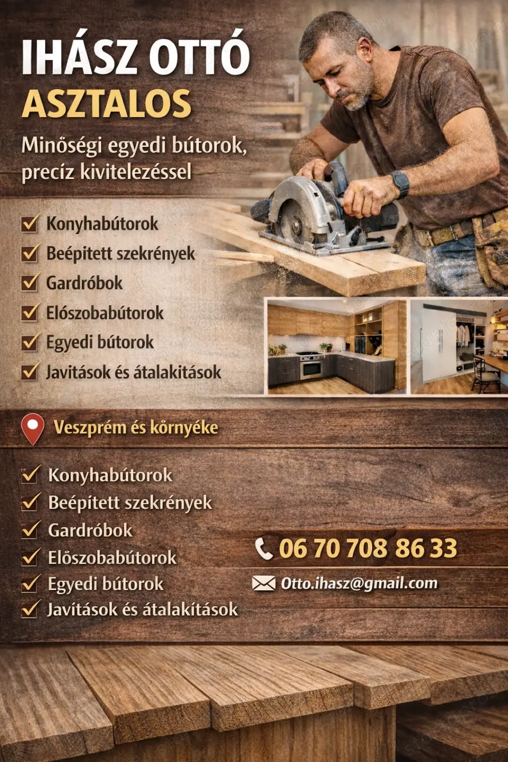 Asztalos munkák 
