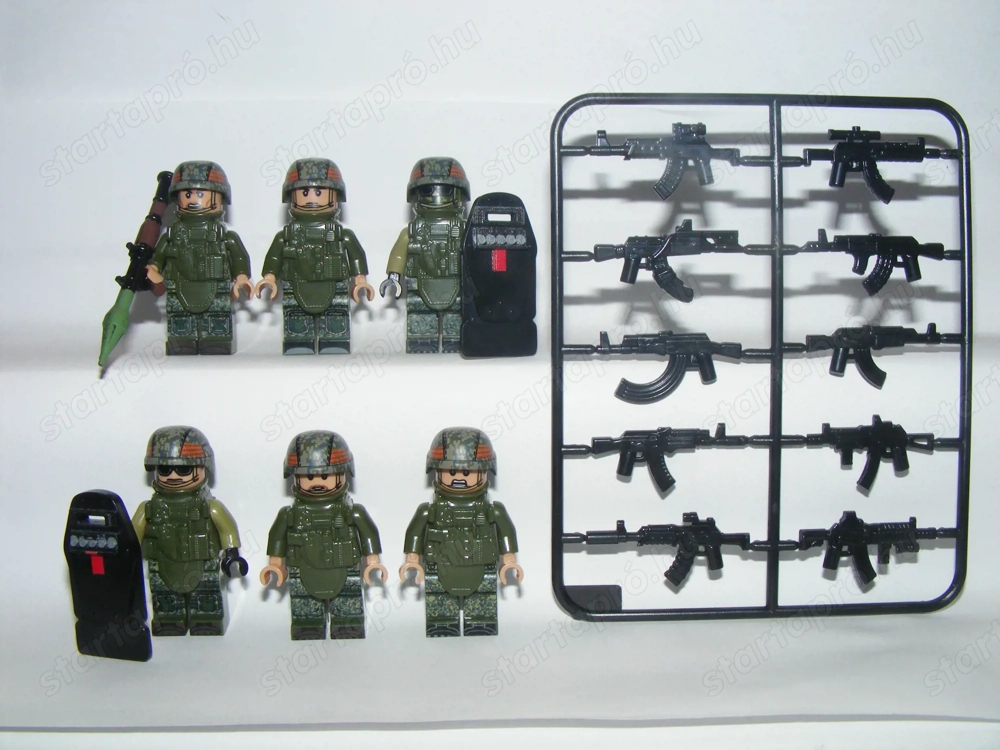 Lego Swat kommandós katonák Orosz   Ukrán taktikai kommandó katonák katona ÚJ