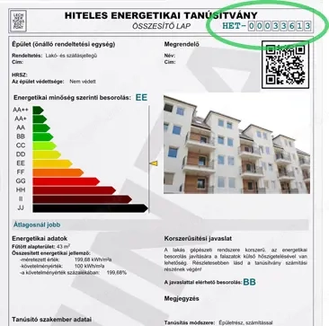 Energetikai tanúsítványt készítés 26 000 Ft-tól