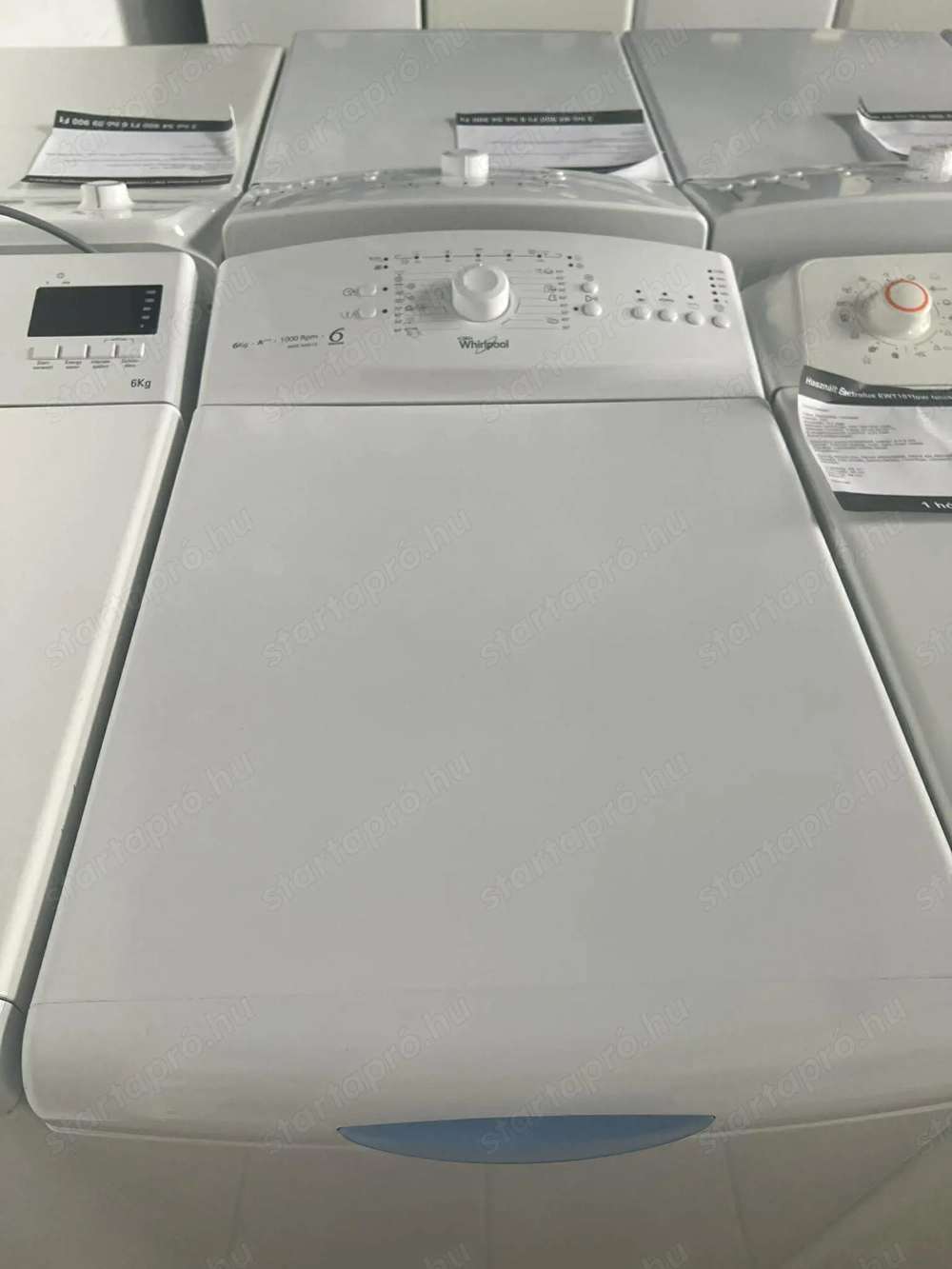 Felújított Whirlpool AWE 66610 Felültöltős Mosógép [HFV866] 3-6 hónap garanciával