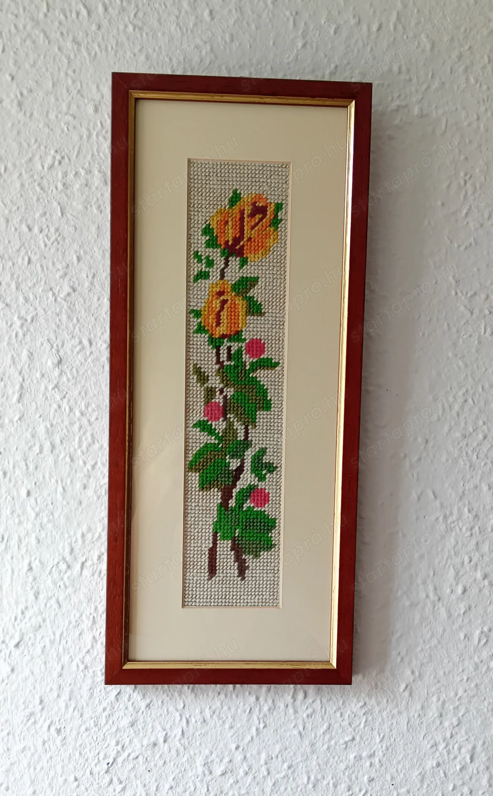 íMinőségi gobelin kép keretben - rózsa