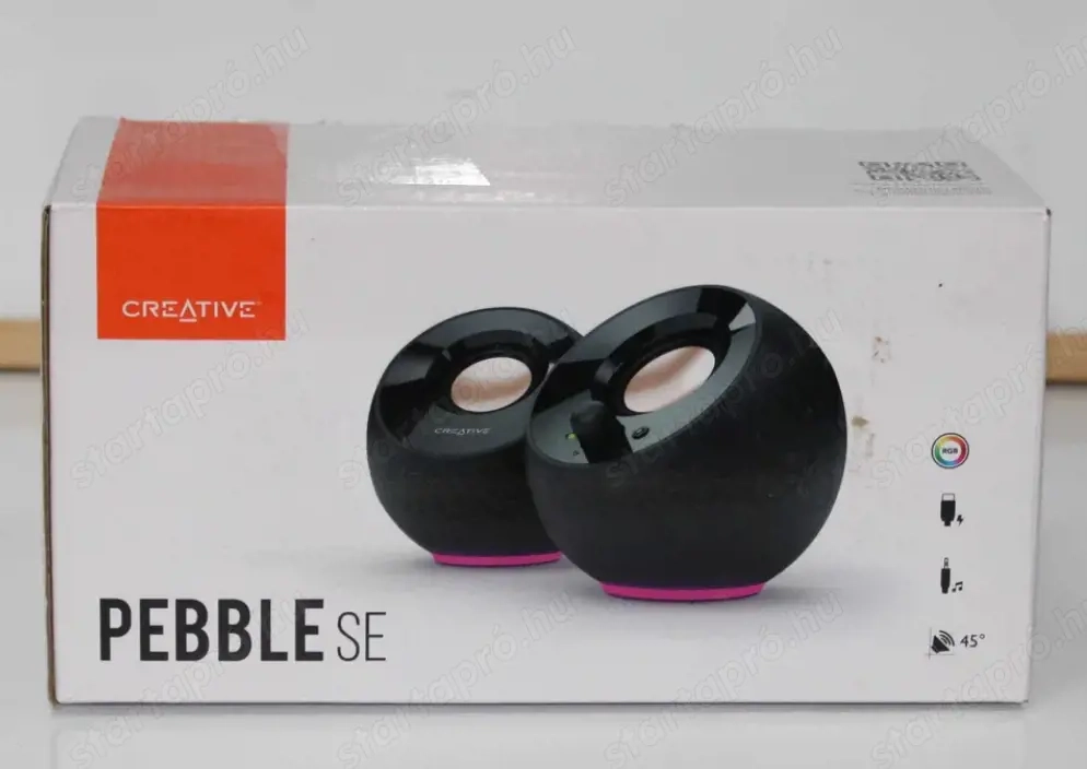 Creative Pebble SE, RGB, USB-C hangszórórendszer