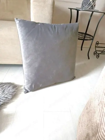 Ezüst-Szürke ÜLŐKE Ülő Párna Díszpárna, nagy méret