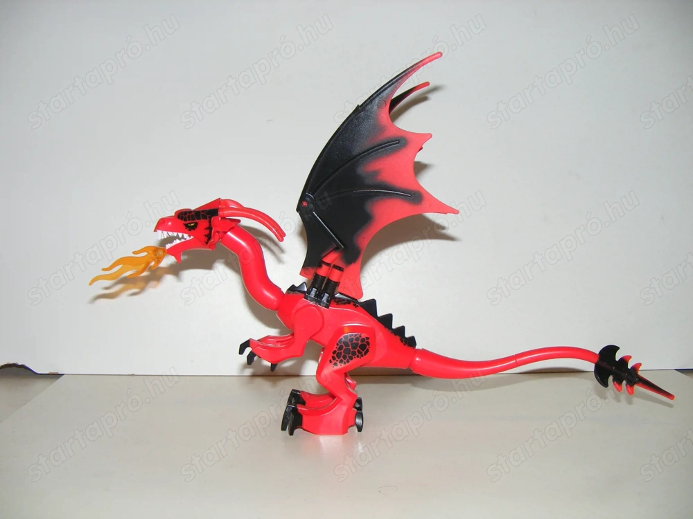 Lego Castle Lovag Vár Piros sárkány 33cm ÚJ