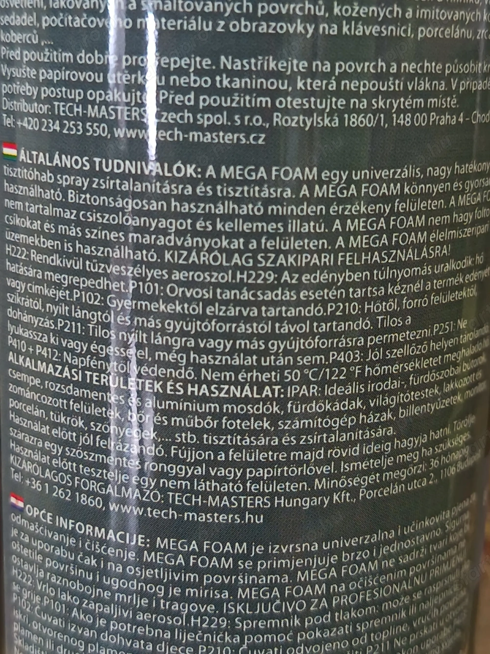 Mindent tisztító hab! 