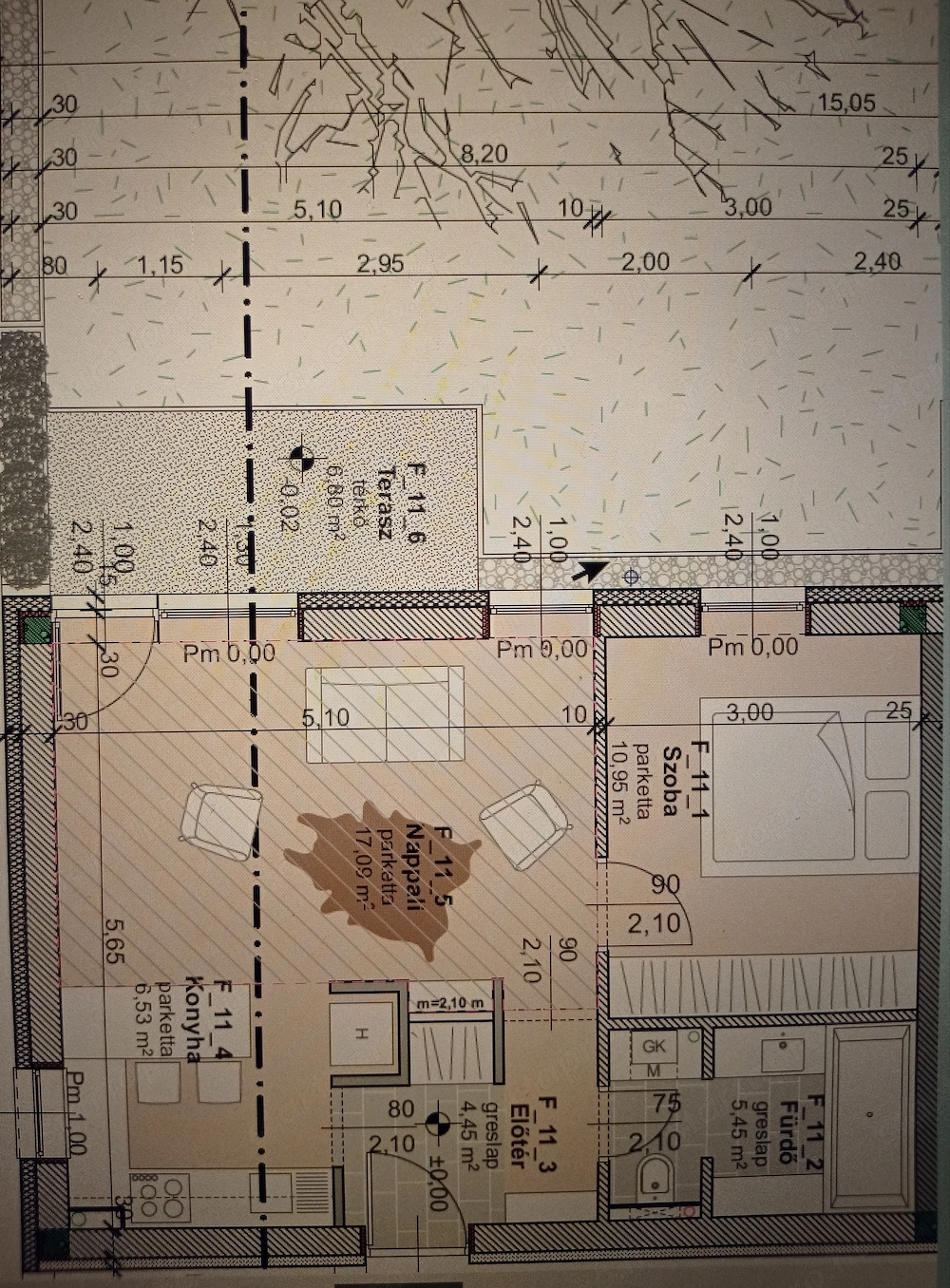Győrben földszintes, kertkapcsolatos 2021-es építésű lakás eladó, karácsonyi kiköltözéssel