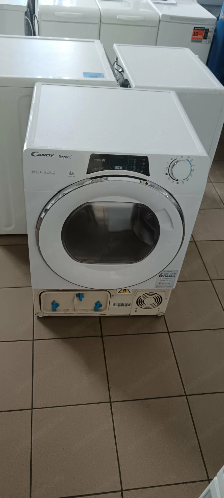 Használt Candy RO H10A2TCEX-S Hőszivattyús szárítógép [H17650] 1-3 hónap garanciával