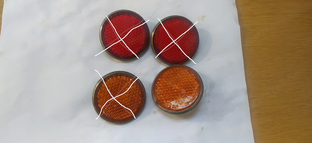 Szovjet orosz fémházas kerékpár bicikli prizma sárga xb3 hvz