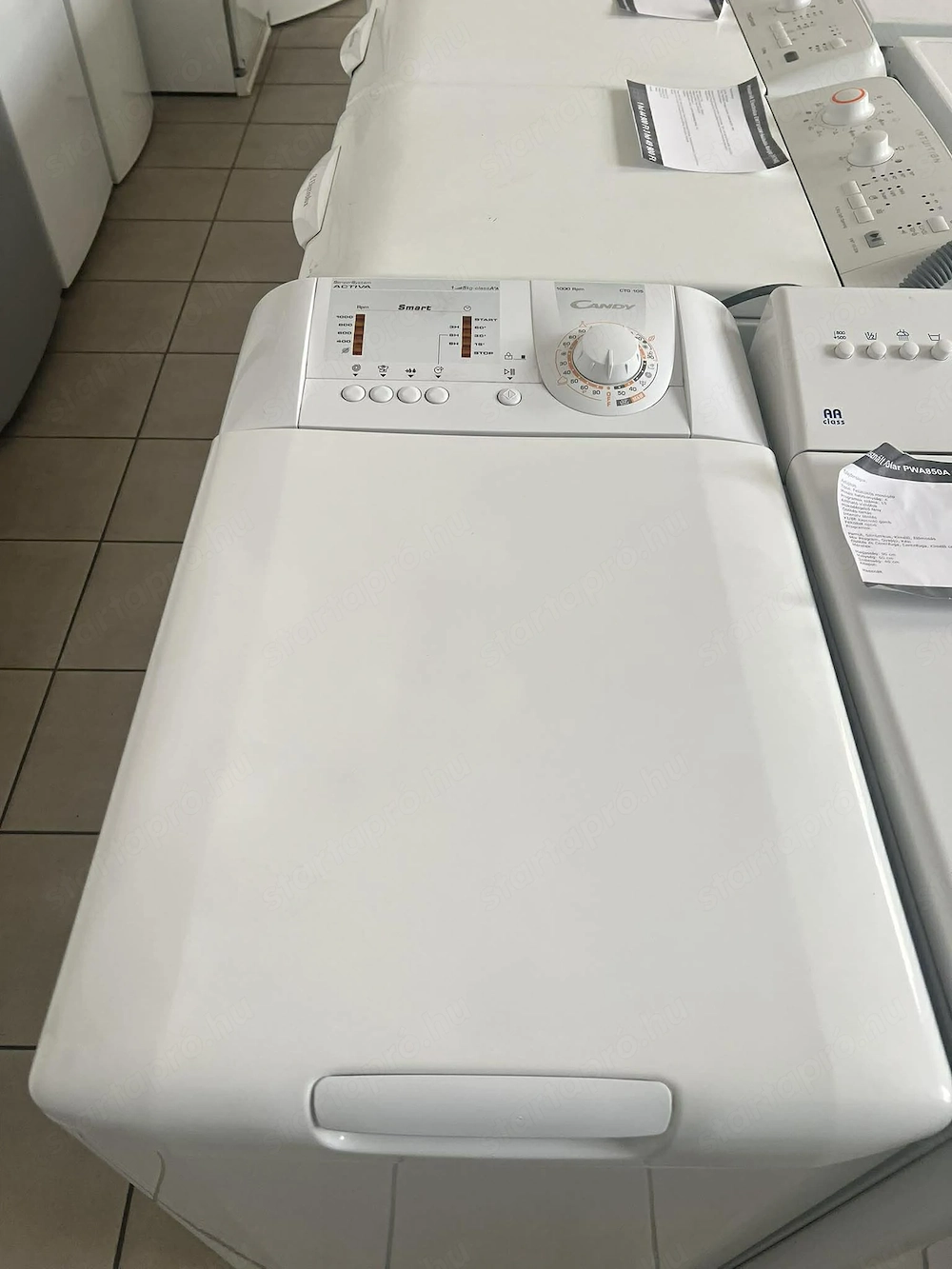 Használt Candy CTG 105 SY Felültöltős mosógép [KH294] 1-3 hónap garanciával