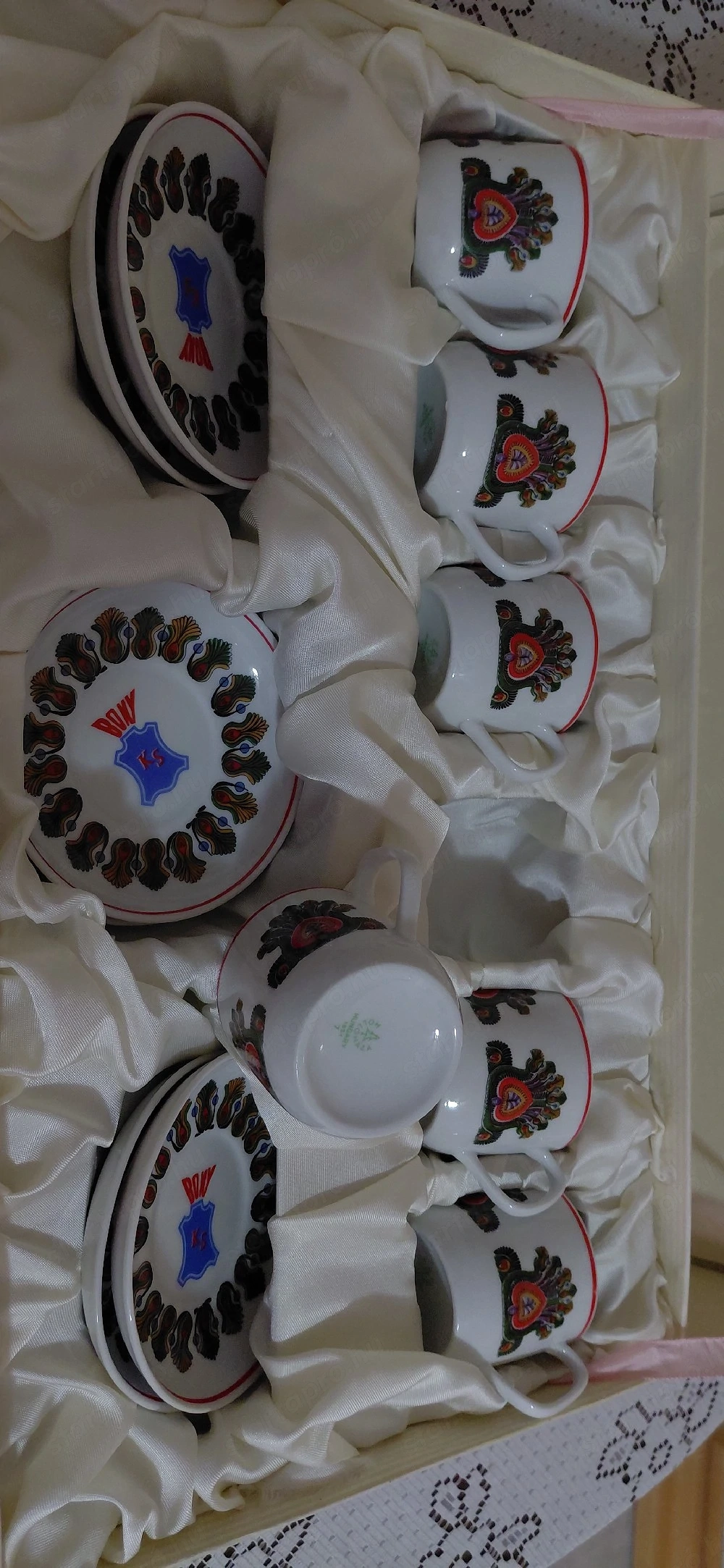 Hollóházi készletek,bögre és váza