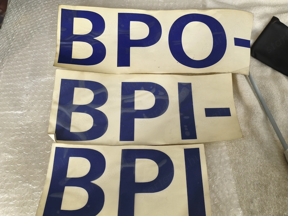  Ikarus matrica rendszám BPI 