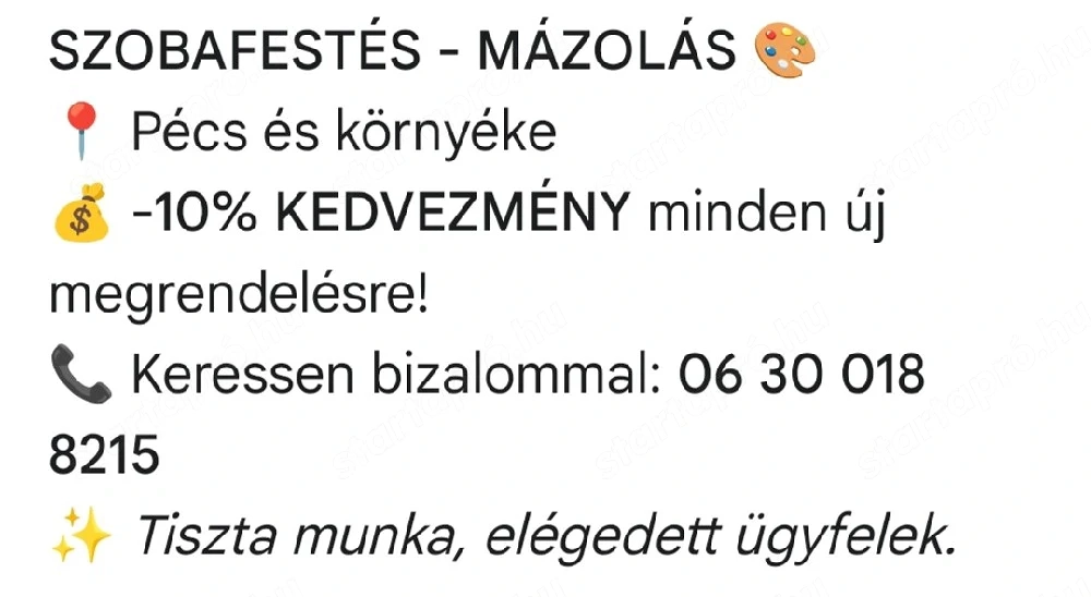 Szobafestés,mázolás