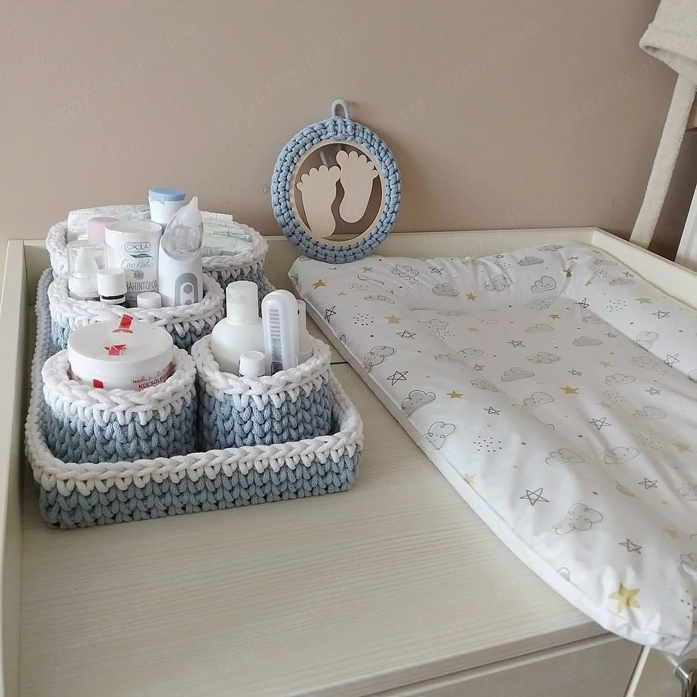 kézzel horgolt pelenkázó szett eladó vagy rendelhető!