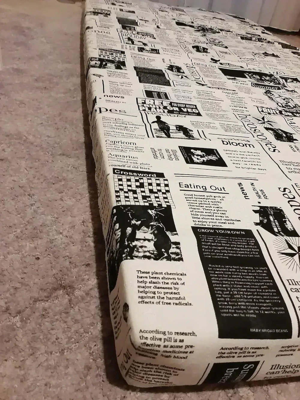 Szivacs matrac (ÚJ) Levehető és mosható húzattal