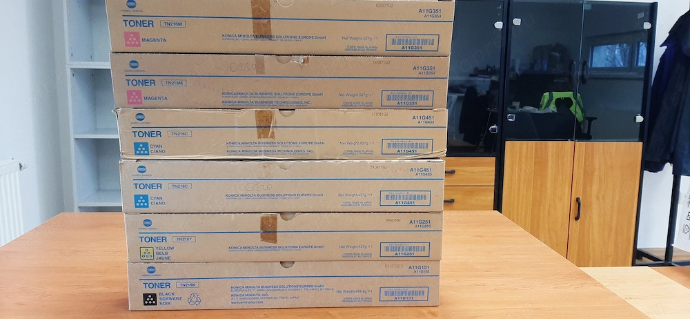 Konica Minolta Bizhub C220 és C280 gyári tonerek, nem használtak, eladóak