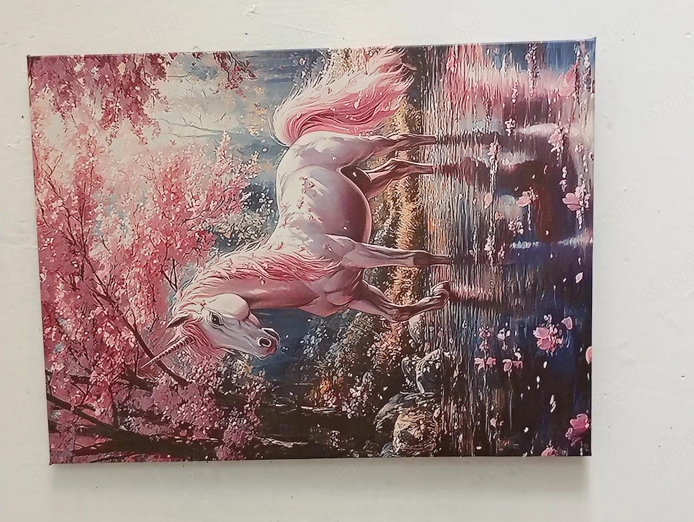 Egy varázslatos egyszarvú a virágok birodalmában  12000ft óbuda 36 50 104 8272  unikornisos fali dek