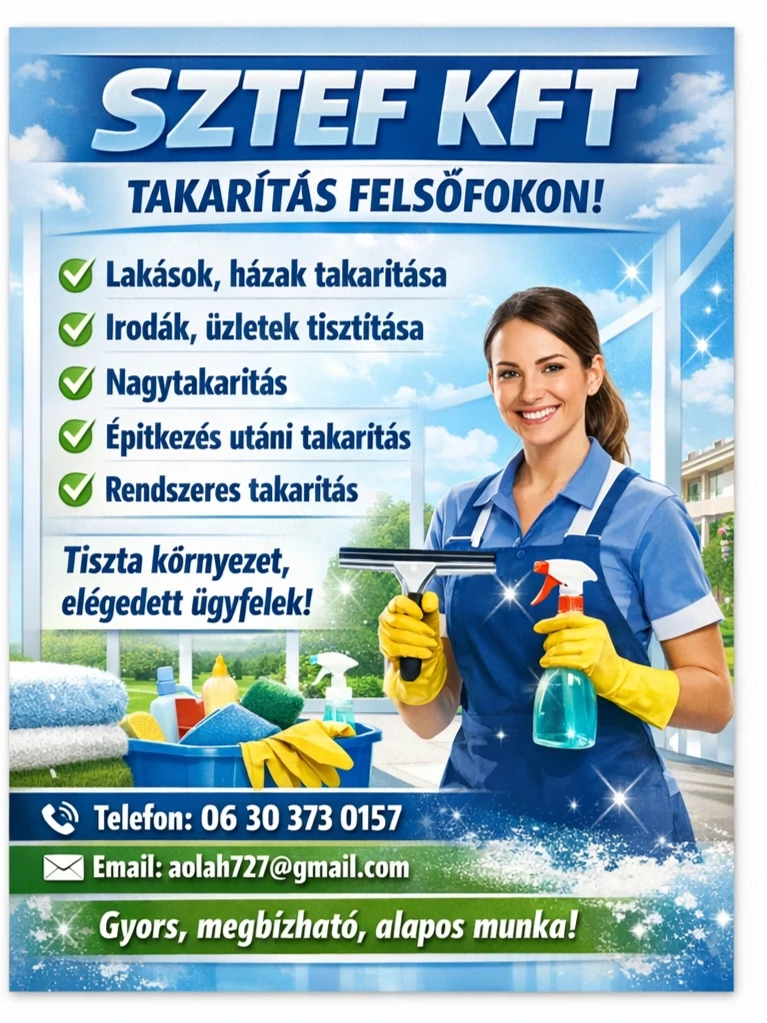 Építési-takarítási szolgáltatás