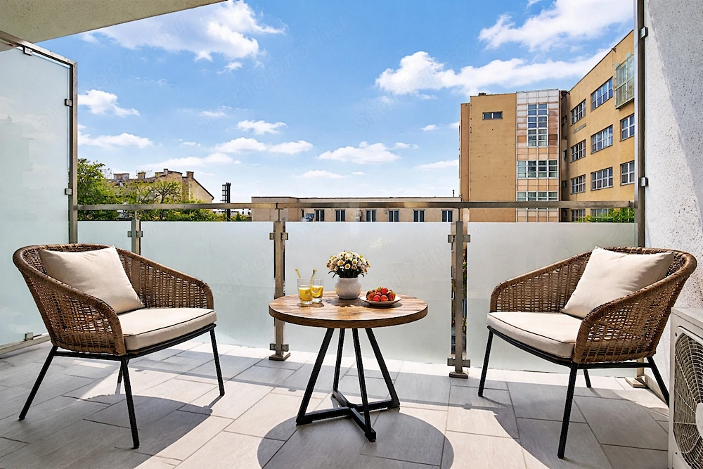 Azonnal költözhető! újszerű lakópark, igényes berendezett erkélyes lakás kiadó!