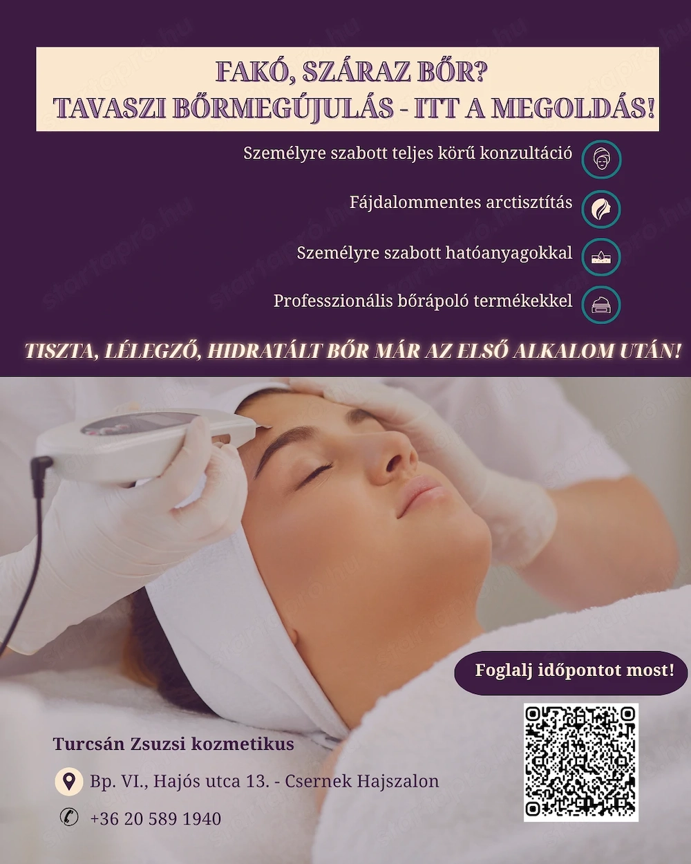 Turcsán Zsuzsi kozmetikus
