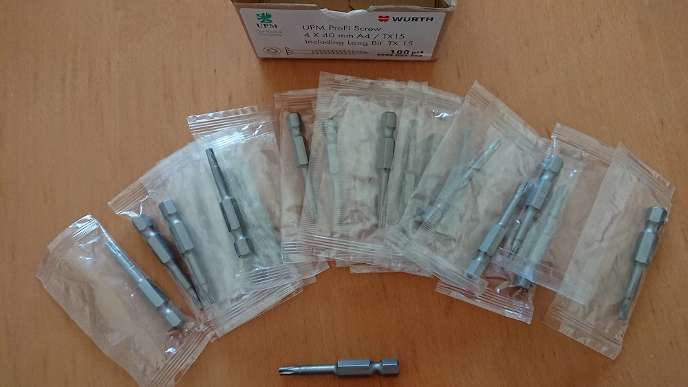 BIT Torx Würth T15 hoszú