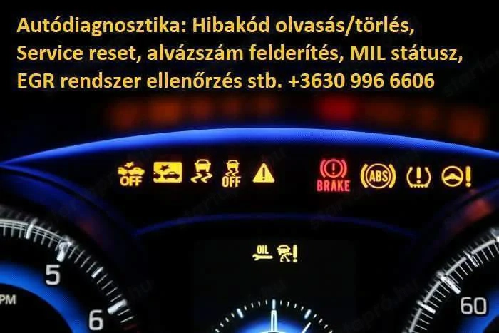 Hibakód olvasás törlés- Autódiagnosztika