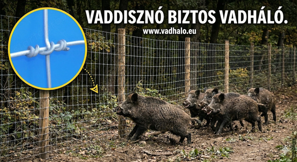 vadháló,drótháló
