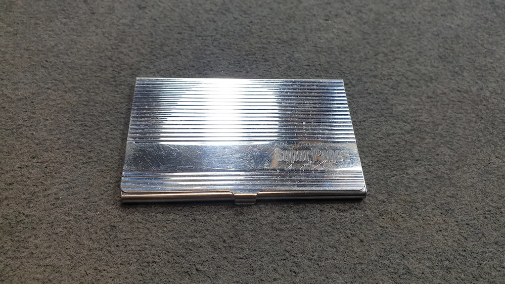 Fém névjegykártya tartó eladó