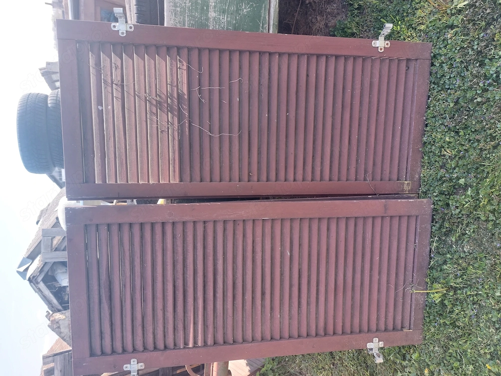 2 pár sz;112 m;128 fa zsalugáter kép szerinti állapot egyben történő vételnél 15 ezer ft pár.