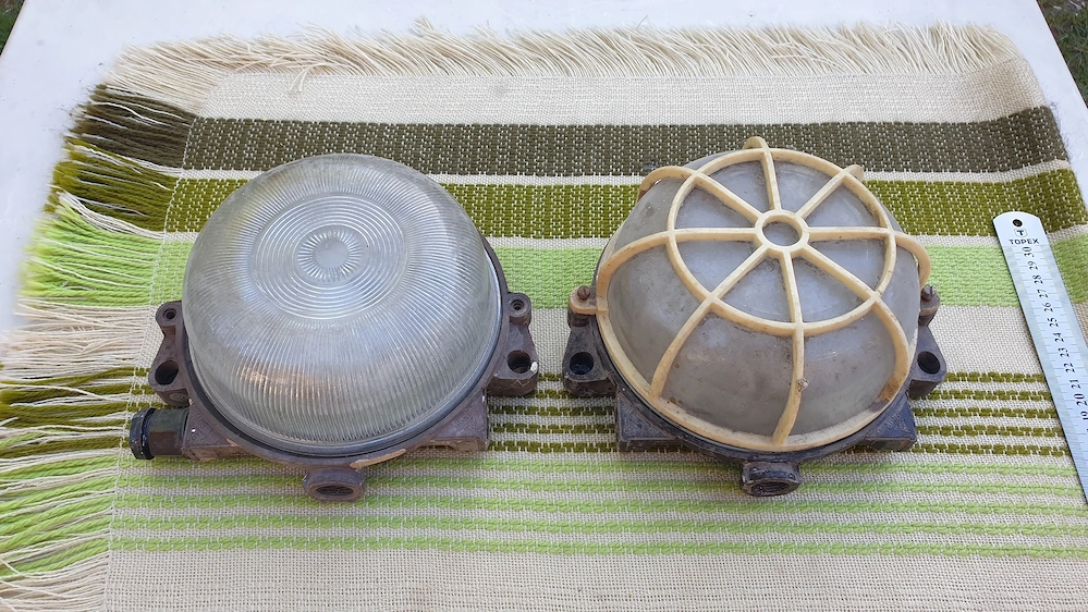 Kerek hajólámpa eladó, 2db