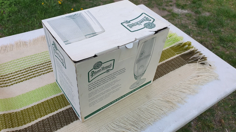 Pilsner Urquell sörös pohár készlet eladó, új
