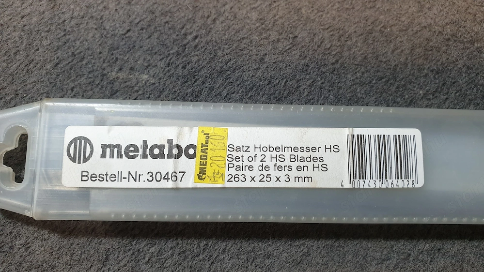 Metabo 263x25x3 gyalukés eladó