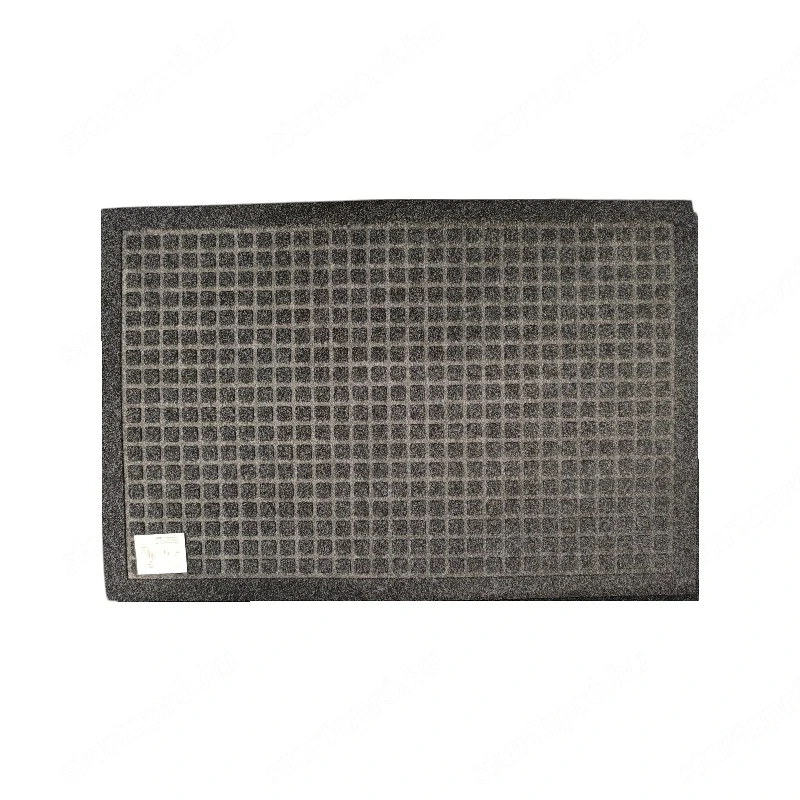 Geometrikus lábtörlő fekete-szürke 60x40 cm