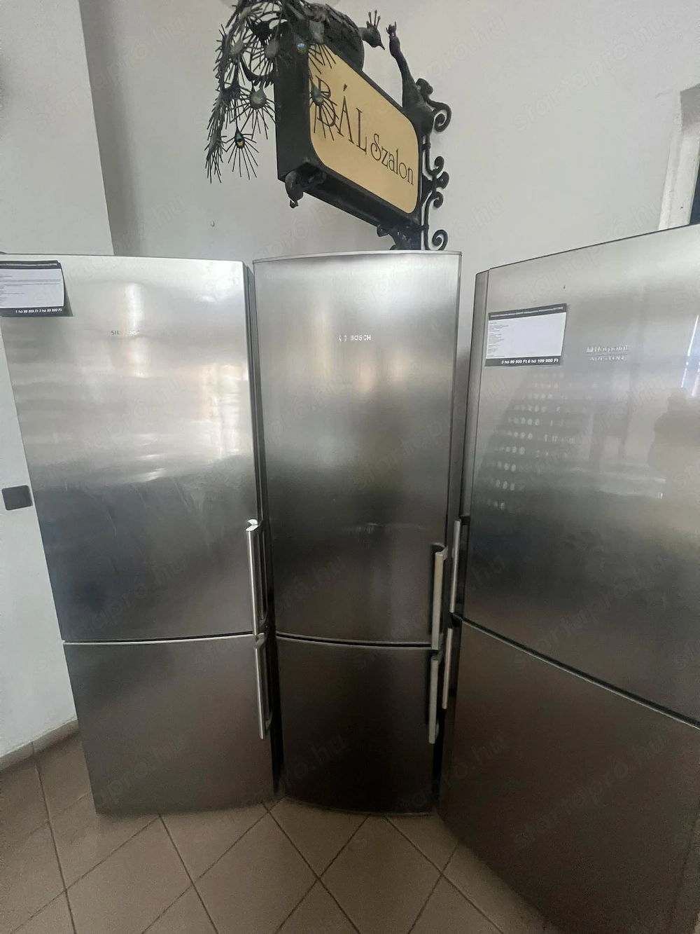 Használt Bosch KGV39Y42 Alulfagyasztós hűtőszekrény [H17676] 1-3 hónap garanciával