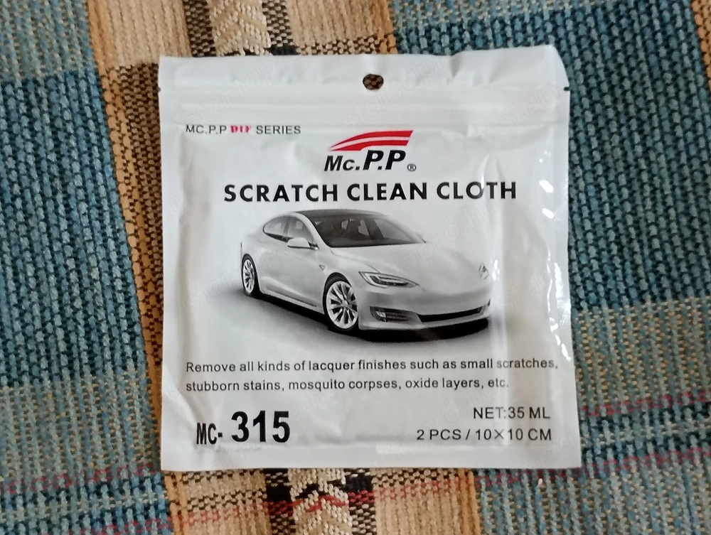 Karceltávolító kendő  3000ft óbuda MC PP BEST SCRATCH CLEAN CLOTH 2PC 10X10 CM LAST ONE 36 50 104 82