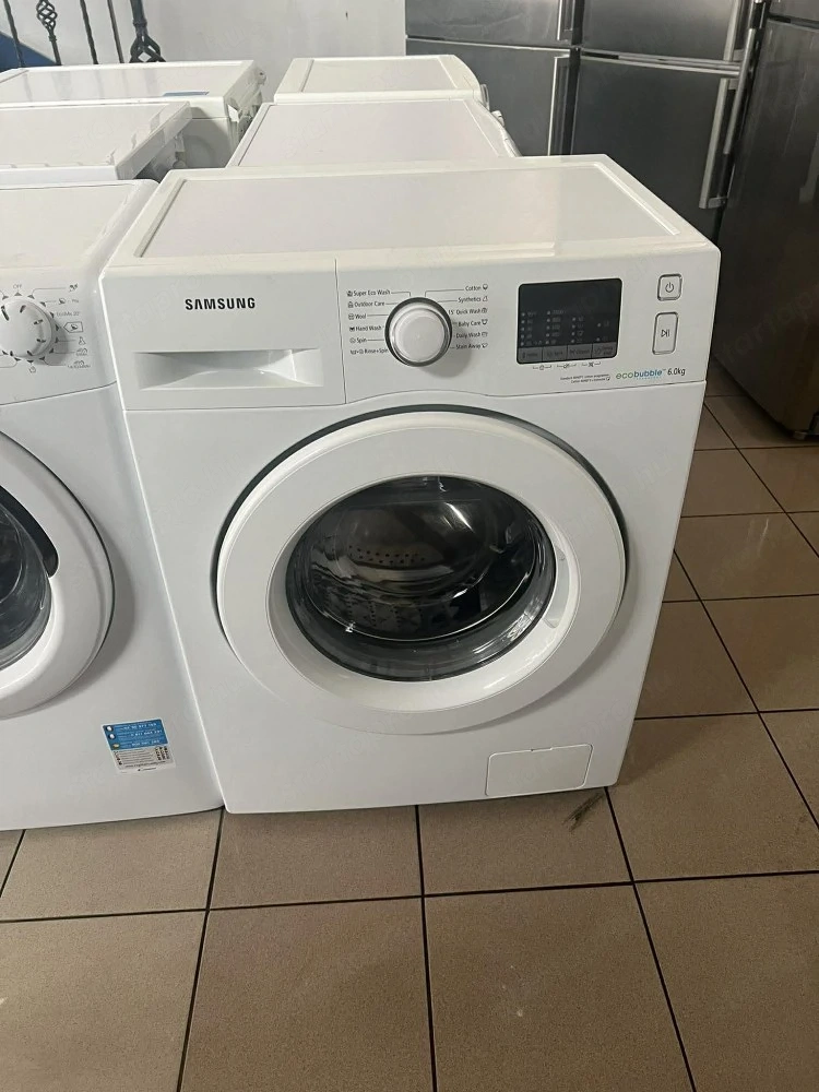 Felújított Samsung WF60F4E0W0W keskeny elöltöltős mosógép [HFV873] 3-6 hónap garanciával