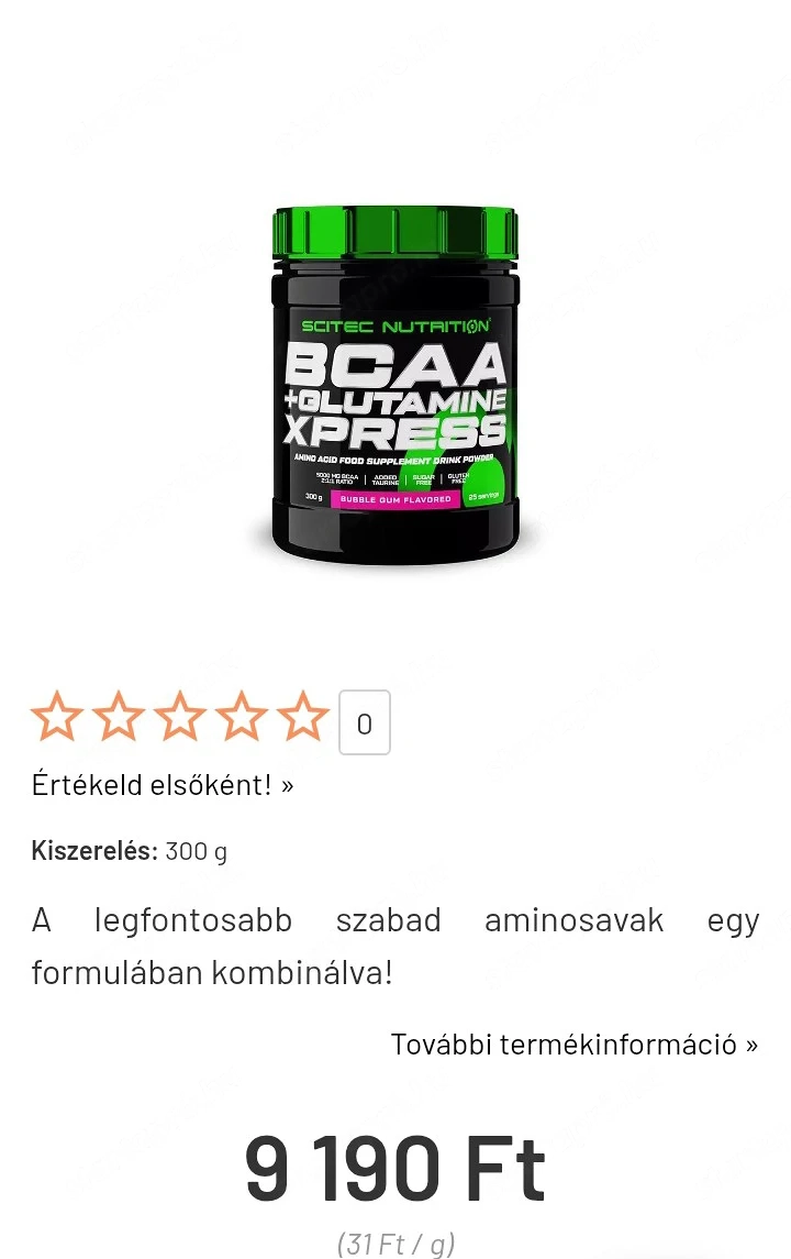 Scitec nutrition - bcaa + glutamine xpress - 300 g