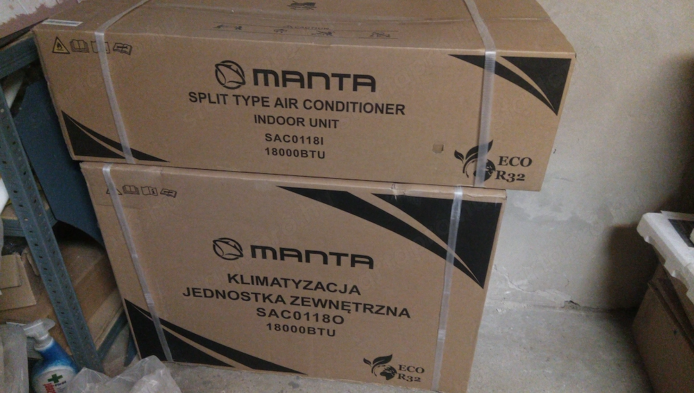 5 kw-os nagyteljesítményű szoba klíma Midea Manta