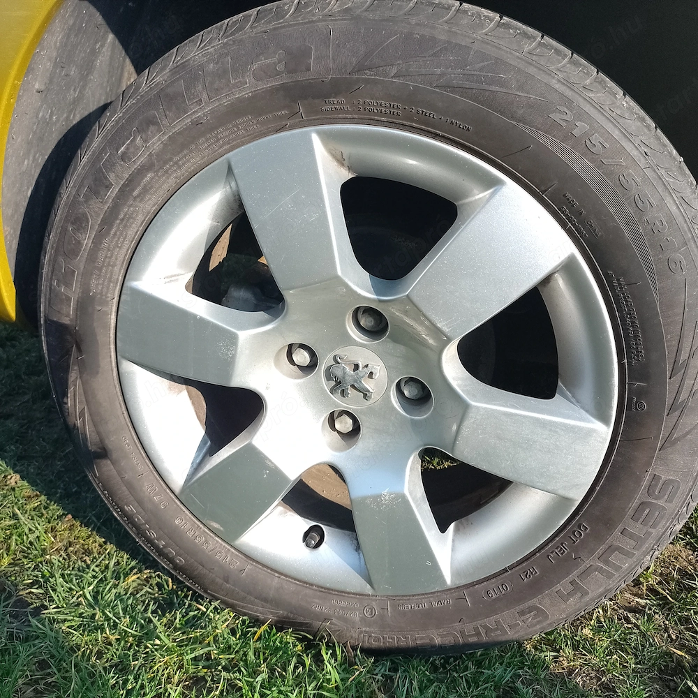 Eladó Peugeot Gyári Alufelni Garnitúra 16 coll.