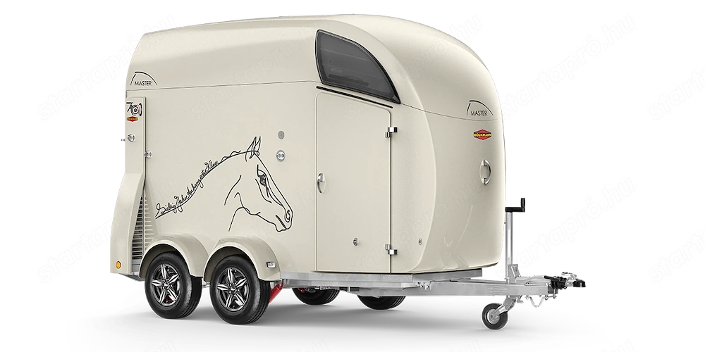 Új limitált szériás - Böckmann Master - 2 lovas lószállító utánfutó akciósan bruttó 5.990.000 Ft