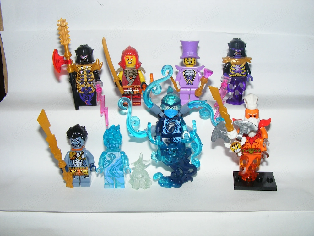 Lego Ninjago figurák Seabound Nya NRG Dorama Wyldfyre sötét úr Nadakhan figura